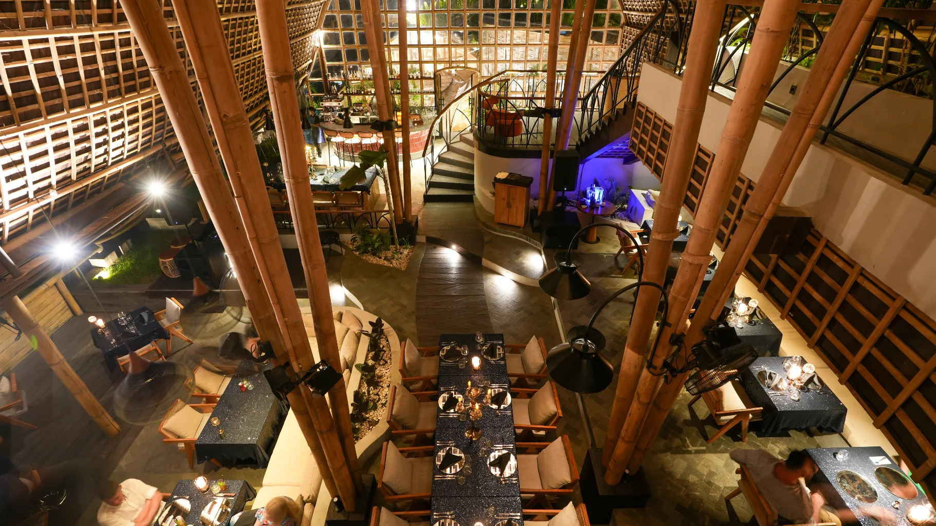 Luxury & Fine Dining Decor at Akar Ubud Steakhouse Restaurant