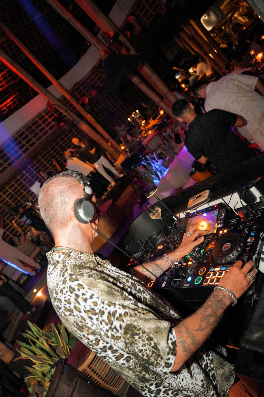 Live DJ Performance During Festive Dinner at Akar Ubud
